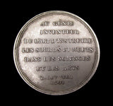 France 1801 Charles Michel de l'Epee 42mm Silver Medal - By Duvivier