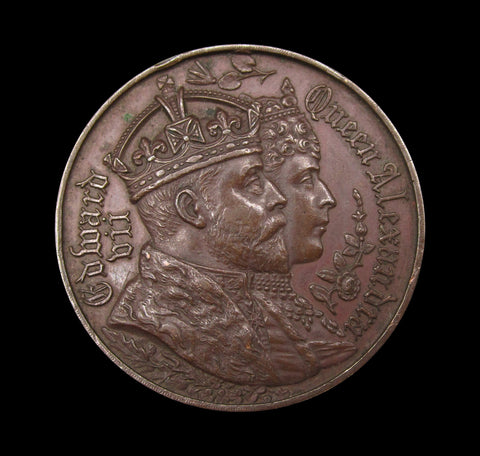 1902 Coronation of Edward VII 38mm Bronze Medal - By Lane