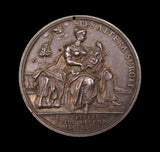 1736 Prince William & Princess Anne Child 41mm Silver Medal