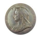 1897 Victoria Diamond Jubilee 56mm Silver Medal - Cased