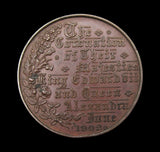 1902 Coronation of Edward VII 38mm Bronze Medal - By Lane