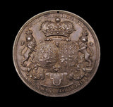 1736 Prince William & Princess Anne Child 41mm Silver Medal