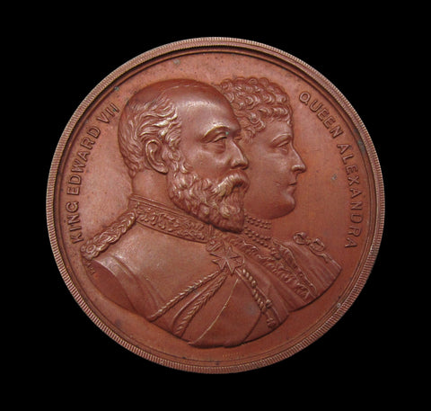 1902 Coronation of Edward VII 34mm Bronze Medal - By Meisch