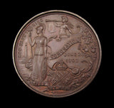 1902 Edward VII Coronation 38mm Bronze Medal - By Fattorini