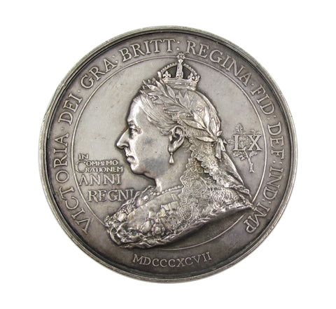 1897 Victoria Diamond Jubilee 76mm British Empire Medal - By Bowcher
