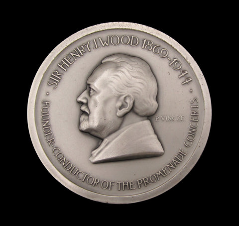 1969 Sir Henry J Wood Conductor 57mm Silver Medal - By Vincze