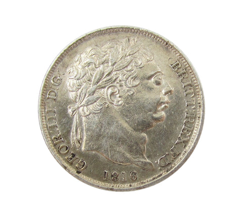 George III 1816 Sixpence - GVF+