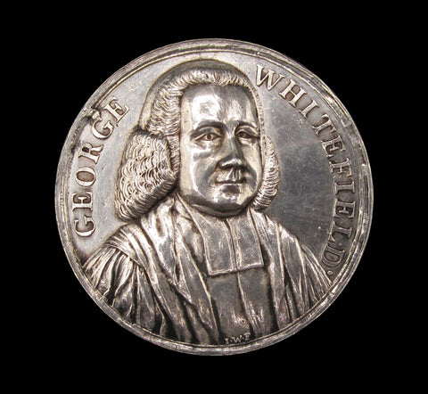 1770 Death Of George Whitefield 41mm Silver Medal - By Westwood