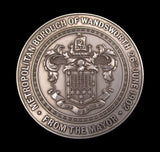 1902 Edward VII Coronation Borough of Wandsworth 63mm Silver Medal - By Fuchs