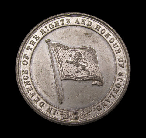 1901 The Rights of Scotland 45mm White Metal Medal
