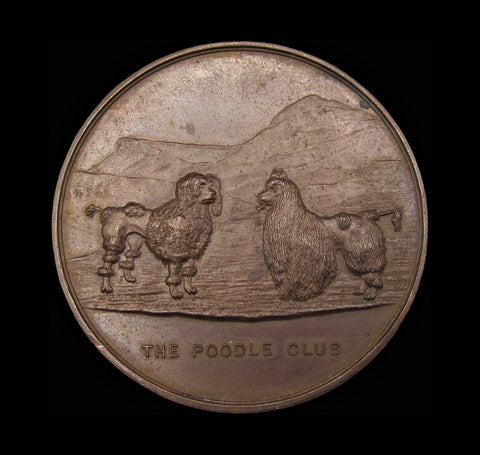 1910 Poodle Club 57mm Bronze Prize Medal