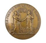 1957 Elizabeth II Royal Visit To Paris 72mm Medal - By Dropsy