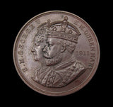 1911 George V Coronation Kirriemuir 33mm Bronze Medal - By Restall