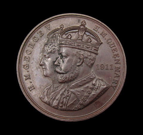 1911 George V Coronation Kirriemuir 33mm Bronze Medal - By Restall
