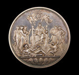 1887 Victoria Jubilee 77mm Cased Silver Medal - By Boehm