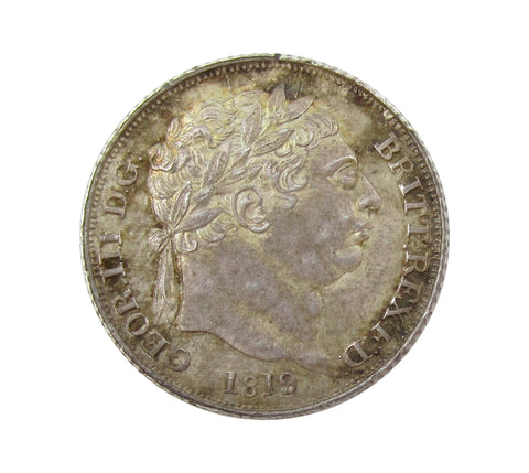 George III 1819 Sixpence - GEF