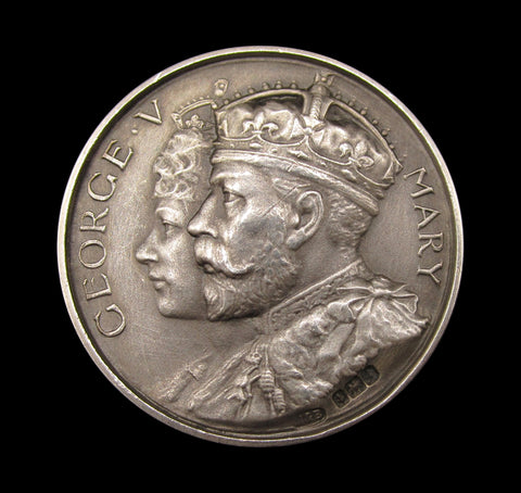 1911 George V Coronation 32mm Silver Medal