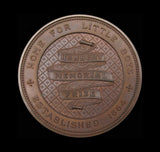 1864 Hanbury Memorial Prize Princess Alexandra 51mm Medal - By Wyon