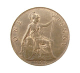 Edward VII 1906 Penny - GEF