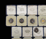 1935-1951 Stock Exchange Athletic Club 10 x Silver & Bronze Medals