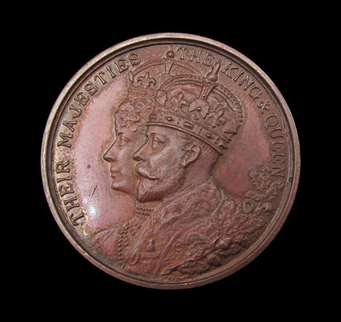 1911 George V Coronation 32mm Bronze Medal - By Moore
