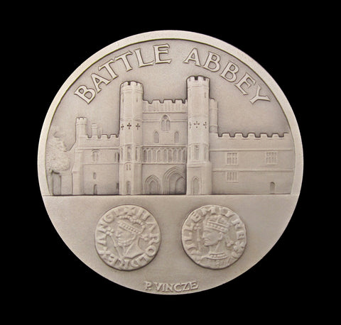 1966 Battle Of Hastings Anniversary 56mm Silver Medal - By Vincze