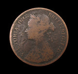Victoria 1878 Halfpenny - Wide Date - Fair