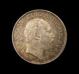 India Edward VII 1907 Quarter Rupee - UNC