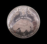 India 1973 International Philatelic Exhibition New Delhi 60mm Silver Medal