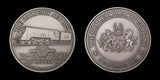 1971 50th Anniversary Of Railways Act 1921 4 x Silver Medals