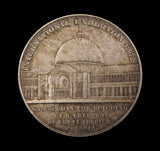 1862 International Exhibition 41mm Silvered Bronze Medal - By Wiener