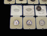 1935-1951 Stock Exchange Athletic Club 10 x Silver & Bronze Medals