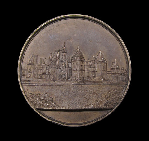 1921 Memory of the Burning of Kinnaird Castle 45mm Silver Medal