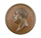 1830 Death Of George IV 51mm Bronze Medal