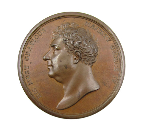 1830 Death Of George IV 51mm Bronze Medal