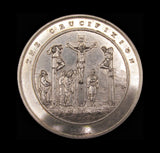 1830 The Crucifixion Holy Scriptures 74mm Bronze Medal - By Thomason