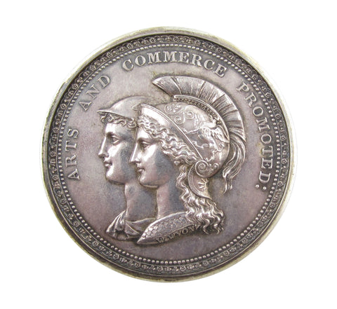 1753 Society of Arts Mercury & Minerva 52mm Silver Medal - By Wyon