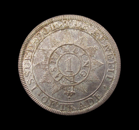 1811 Somersetshire Chard Silver Shilling Token - D.27