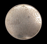 1830 The Crucifixion Holy Scriptures 74mm Bronze Medal - By Thomason