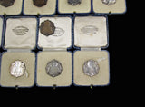 1935-1951 Stock Exchange Athletic Club 10 x Silver & Bronze Medals
