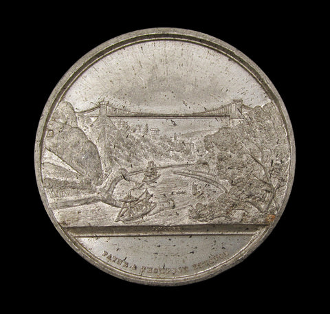 1864 Opening of Clifton Suspension Bridge 46mm Medal - By Moore