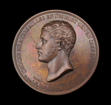 France 1832 Marshal Lazare Hoche 50mm Medal