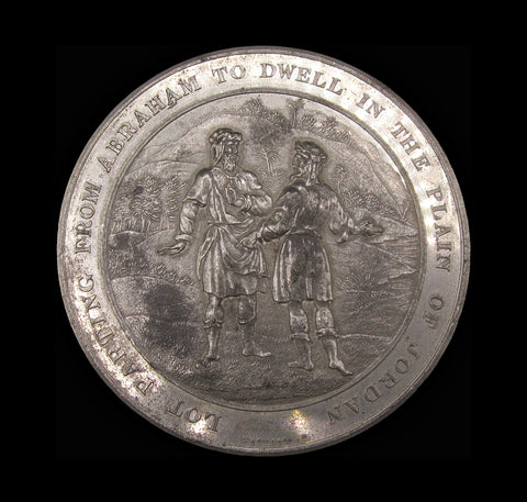 1830 Lot Parting From Abraham 73mm Medal - By Thomason