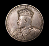 1902 Edward VII Coronation 37mm Silver Medal - By Pinches