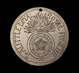 1915 WWI Engraved War Art On Turkey 20 Kurush - Royal Fusiliers