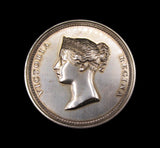 1965 Victoria Young Head 55mm Silver Presentation Medal - By Wyon / Pinches