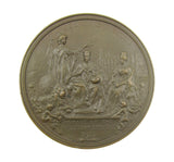 1911 Coronation Of George V 63mm Bronze Medal - By Bowcher