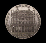 1959 Belgian Bank London Office 50th Anniversary 51mm Silver Medal