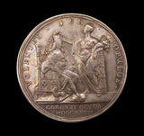1727 Coronation Of George II 34mm Silver Medal - By Croker