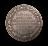 1901 Department Of Art & Science Queens 51mm Silver Medal - Cased